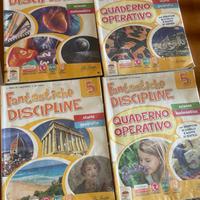 Libro scolastico fantastiche discipline 5