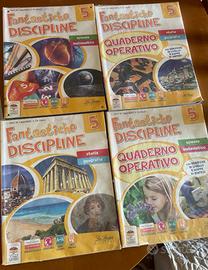 Libro scolastico fantastiche discipline 5
