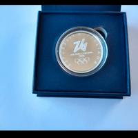 Moneta d'argento 6 euro olimpiadi Milano Cortina