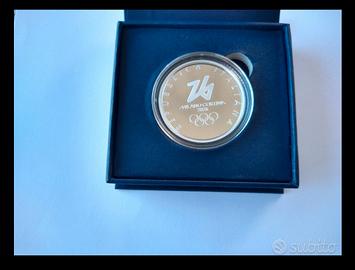Moneta d'argento 6 euro olimpiadi Milano Cortina