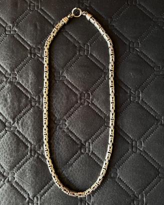COLLANA SNAKE BIZANTINA 925