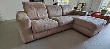 Divano-letto by Natuzzi 3 posti con chaise longue