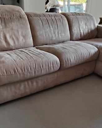 Divano-letto by Natuzzi 3 posti con chaise longue
