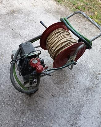 Pompa Irroratrice per uva vigneti con Avvolgitubo
