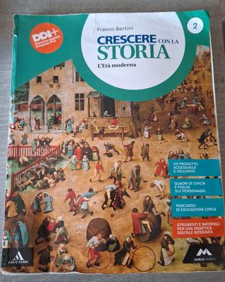 LIBRO STORIA crescere con la storia l'età moderna