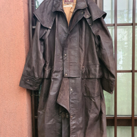 Trench Marlboro originale in pelle