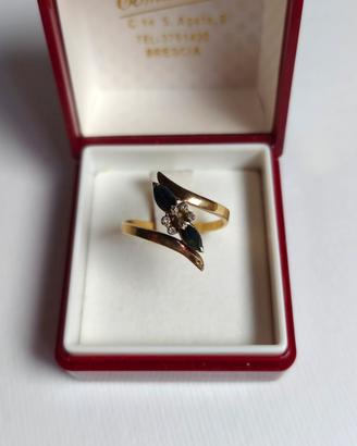 Anello Vintage Contrarié in Oro 18k