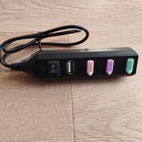 Hub USB con uscita 4 porte