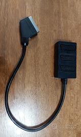 Presa scart multipla con 3 ingressi come nuova