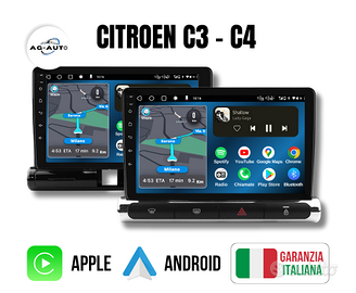 Citroen C3 C4 Autoradio Android + KIT COMPLETO