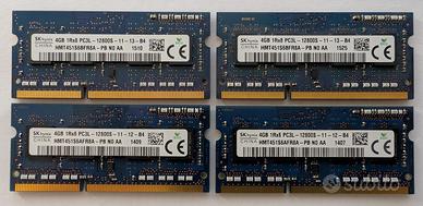 11 Moduli RAM DDR3 / DDR3L SODIMM