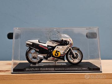 Suzuki RGB500 M. Lucchinelli 1981 modellino motoGP