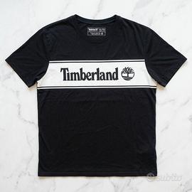 T-shirt Timberland uomo XL nera con logo