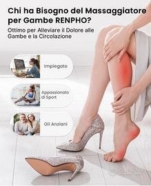 massaggiatore gambe a compressione 