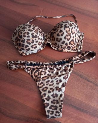 Costume bikini mare Tezenis leopardato