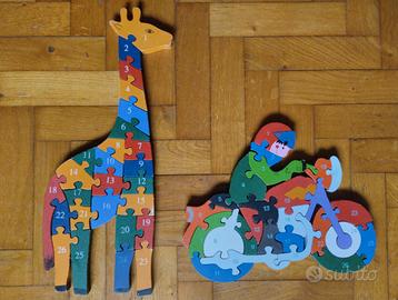 Puzzle in legno