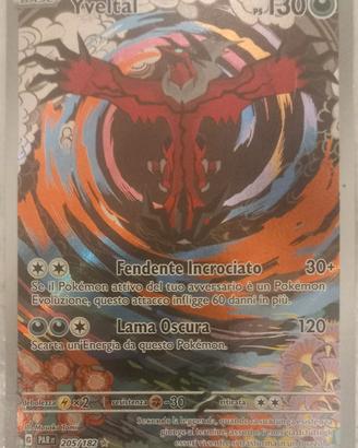 Pokémon Yveltal Art Rare Full Art 205/182