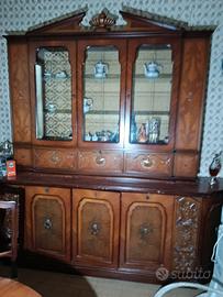 Credenza +Tavolo allungabile +6 sedie Barocco styl