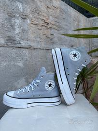 🩶 Converse Chuck Taylor All Star Platform grigie