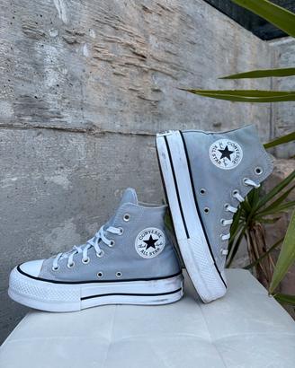 🩶 Converse Chuck Taylor All Star Platform grigie