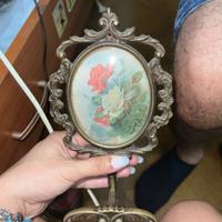 Cornice porta foto ottone/bronzo