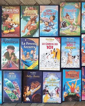 Lotto 49 VHS originali Disney + DreamWorks