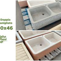 Lavello Doppia Vasca 90x46