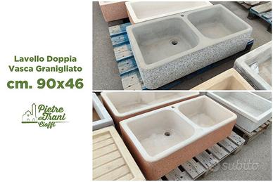 Lavello Doppia Vasca 90x46