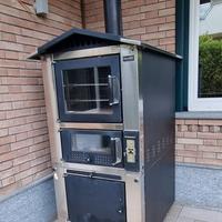 Forno a legna in acciaio da esterno Modello Suday