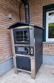 Forno a legna in acciaio da esterno Modello Suday