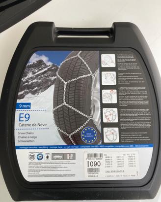 Catene da neve König E9 9mm nuove