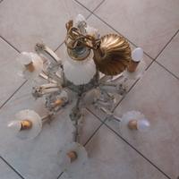 LAMPADARIO A 6 LUCI DI MURANO