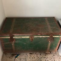 Baule antico in ferro 1930