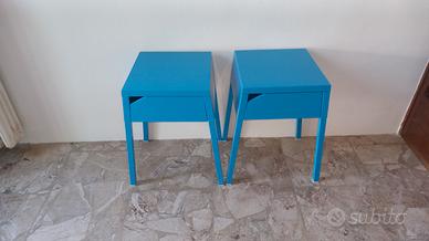 coppia mobiletti colore turchese 