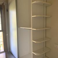 Armadio 2 ante scorrevoli, colore bianco