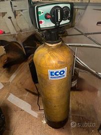 Addolcitore acqua domestico ECO completo con vasca