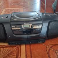sony CFD-222L RADIO lettore cassette e CD 