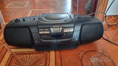 sony CFD-222L RADIO lettore cassette e CD 