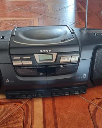 sony CFD-222L RADIO lettore cassette e CD