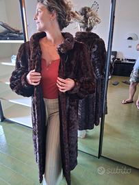 Pelliccia visone scuro