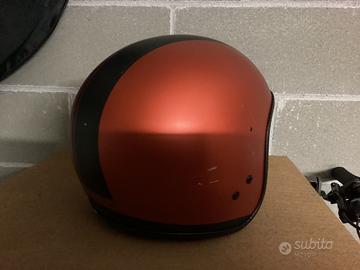 casco jet motoguzzi color rame tg L