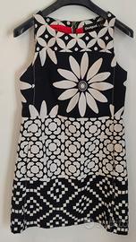 Vestito Desigual nero e bianco taglia 38