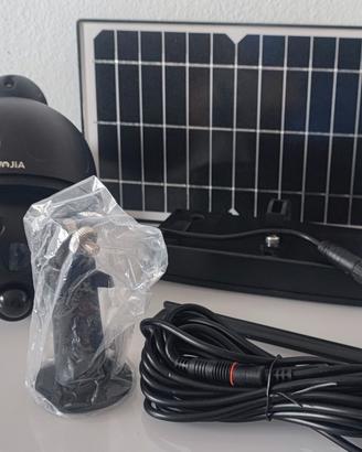 2 telecamere 4G con pannello solare Shiwoja