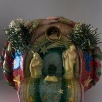 Presepe con candela incorporata