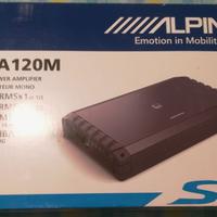 Amplificatore Alpine Monofonico Classe D  S2-A120M