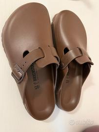 Ciabatte birkenstock boston eva marron