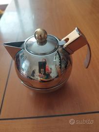 caffettiera acciaio vintage 