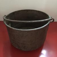 Antico pentolone/paiolo in rame diam 48 cm h 33 c