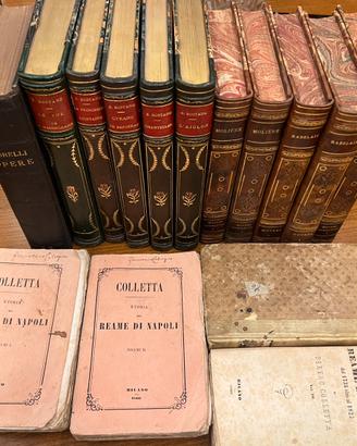 Lotto di 15 libri antichi e rilegature di pregio