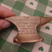 incudine fermacarte vintage